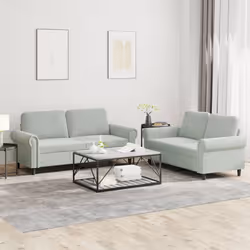 VidaXL 3202210 Ensemble de meubles de salle à manger Gris