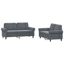 VidaXL 3202211 Ensemble de meubles de salle à manger Gris