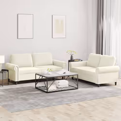 VidaXL 3202218 Ensemble de meubles de salle à manger Crème - Vue supplémentaire 2