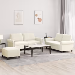VidaXL 3202228 Ensemble de meubles de salle à manger Crème - Vue supplémentaire 2