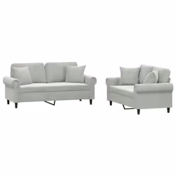 VidaXL 3202230, Gris, mousse, Métal, Polyester, Polywood, Textile, 172 cm, 77 cm, 80 cm