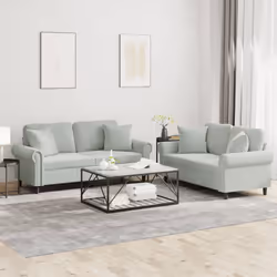 VidaXL 3202230 Ensemble de meubles de salle à manger Gris
