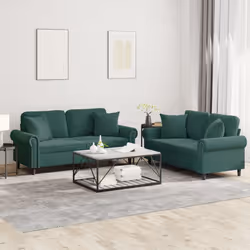 VidaXL 3202232 Ensemble de meubles de salle à manger Vert