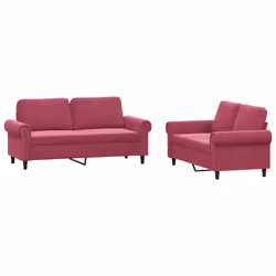 VidaXL 3202234, Rouge, mousse, Métal, Polyester, Polywood, Textile, 172 cm, 77 cm, 80 cm