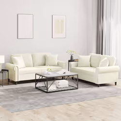 VidaXL 3202238 Ensemble de meubles de salle à manger Crème - Vue supplémentaire 2