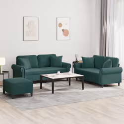 VidaXL 3202242 Ensemble de meubles de salle à manger Vert