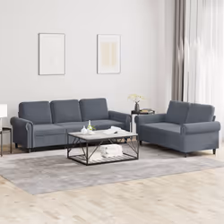 VidaXL 3202251 Ensemble de meubles de salle à manger Gris
