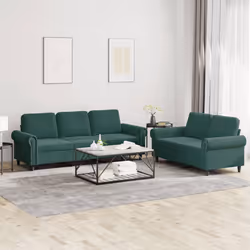 VidaXL 3202252 Ensemble de meubles de salle à manger Vert