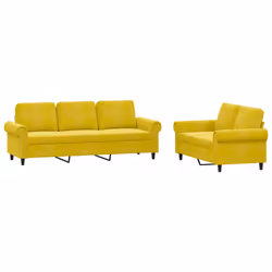 VidaXL 3202256, Jaune, mousse, Métal, Polyester, Polywood, Textile, 2,12 m, 77 cm, 80 cm