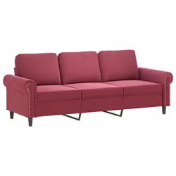 VidaXL 3202274 Ensemble de meubles de salle à manger Rouge - Vue supplémentaire 4