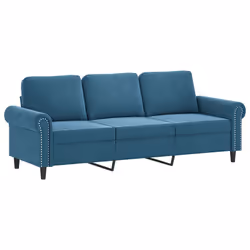 VidaXL 3202279 Ensemble de meubles de salle à manger Bleu - Vue supplémentaire 4