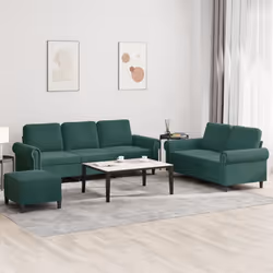 VidaXL 3202282 Ensemble de meubles de salle à manger Vert