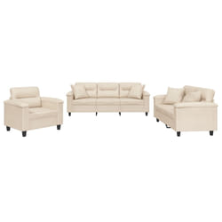 VidaXL 3202295 Ensemble de meubles de salle à manger Beige