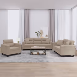Cet ensemble de canapés est un excellent endroit pour discuter, lire, regarder la télévision ou simplement vous détendre. Il  ...