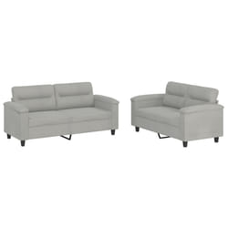 VidaXL 3202315 Ensemble de meubles de salle à manger Gris