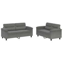 VidaXL 3202316 Ensemble de meubles de salle à manger Gris
