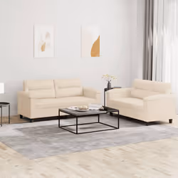 VidaXL 3202319 Ensemble de meubles de salle à manger Beige
