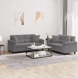 VidaXL 3202322 Ensemble de meubles de salle à manger Gris