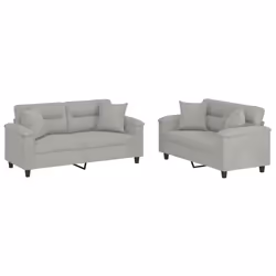 VidaXL 3202327, Gris, mousse, Métal, Polyester, Textile, 170 cm, 77 cm, 80 cm