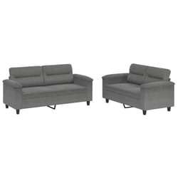 VidaXL 3202328 Ensemble de meubles de salle à manger Gris