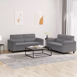 VidaXL 3202328 Ensemble de meubles de salle à manger Gris