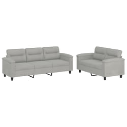 VidaXL 3202339 Ensemble de meubles de salle à manger Gris