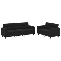 VidaXL 3202341 Ensemble de meubles de salle à manger Noir