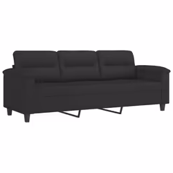 VidaXL 3202341 Ensemble de meubles de salle à manger Noir - Vue supplémentaire 4
