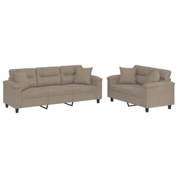 VidaXL 3202350 Ensemble de meubles de salle à manger Taupe