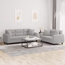 VidaXL 3202351 Ensemble de meubles de salle à manger Gris