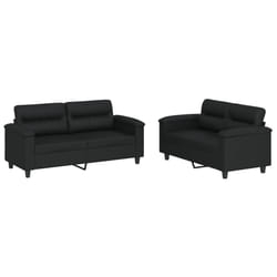 VidaXL 3202362 Ensemble de meubles de salle à manger Noir