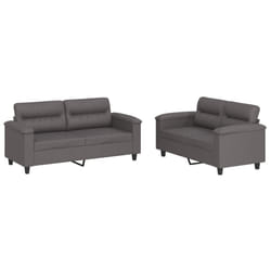 VidaXL 3202364 Ensemble de meubles de salle à manger Gris