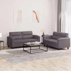 VidaXL 3202364 Ensemble de meubles de salle à manger Gris