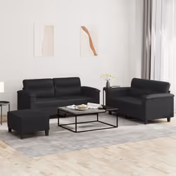 VidaXL 3202367 Ensemble de meubles de salle à manger Noir