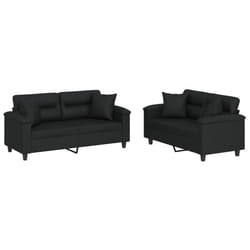 VidaXL 3202372 Ensemble de meubles de salle à manger Noir
