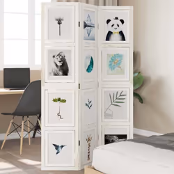 Apportez de l'élégance et une touche décorative accrocheuse à votre espace avec ce charmant séparateur de pièce. Durable et f ...