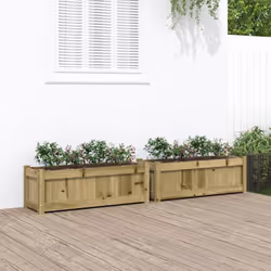 Ces jardinières en bois seraient parfaites pour les amateurs de bricolage pour décorer les jardins, les balcons ou les patios ...