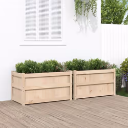 Ces jardinières en bois seraient parfaites pour les amateurs de bricolage pour décorer les jardins, les balcons ou les patios ...