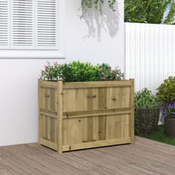 Vidaxl - Jardinière 90x50x70 cm bois de pin imprégné