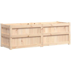 Jardinière 150x50x50 cm bois de pin massif