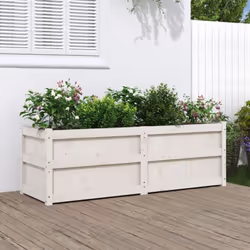 Cette jardinière en bois sera parfaite pour les amateurs de bricolage pour décorer les jardins, les balcons ou les patios. Bo ...