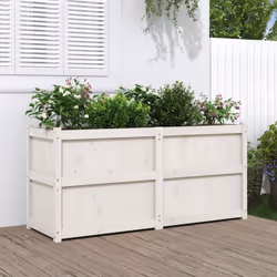 Cette jardinière en bois sera parfaite pour les amateurs de bricolage pour décorer les jardins, les balcons ou les patios. Bo ...