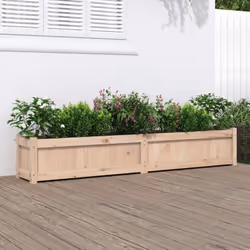 Cette jardinière en bois sera parfaite pour les amateurs de bricolage pour décorer les jardins, les balcons ou les patios. Bo ...