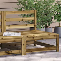 Ce canapé de jardin en bois sera un excellent supplément à votre jardin, terrasse ou patio pour discuter en famille et entre  ...