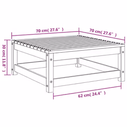 VidaXL 837939 banc de jardin Bois - Vue supplémentaire 7