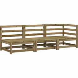 Ce canapé de jardin en bois à 3 places sera un excellent supplément à votre jardin, terrasse ou patio pour discuter en famill ...