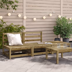 VidaXL 837969 banc de jardin Bois
