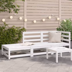 Ce canapé de jardin en bois 2 places avec repose-pieds sera un excellent supplément à votre jardin, terrasse ou patio pour di ...