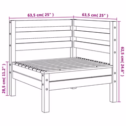 VidaXL 837981 banc de jardin Bois - Vue supplémentaire 8