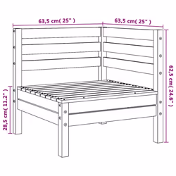VidaXL 837982 banc de jardin Bois - Vue supplémentaire 8